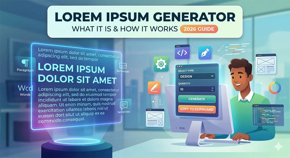 Lorem Ipsum Generator: What It Is & How It Works (2026 Guide)
